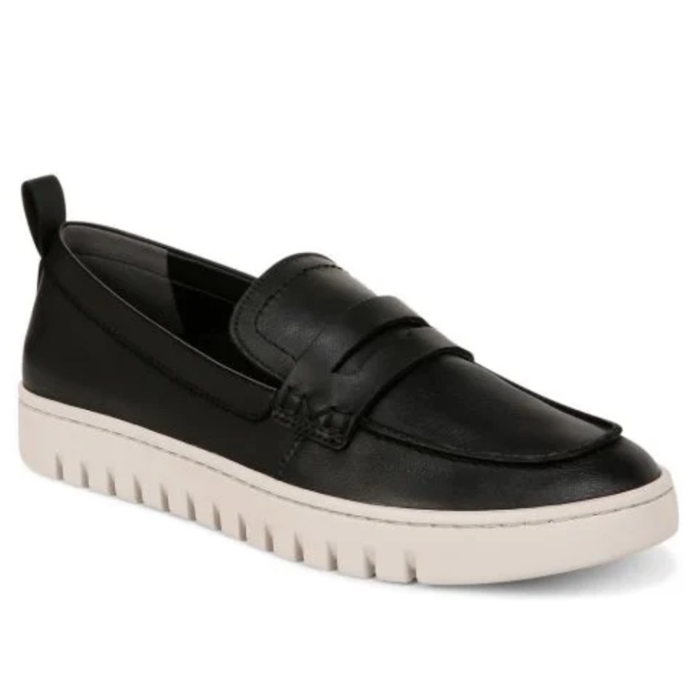 Vionic Uptown Loafer Black Leather 7